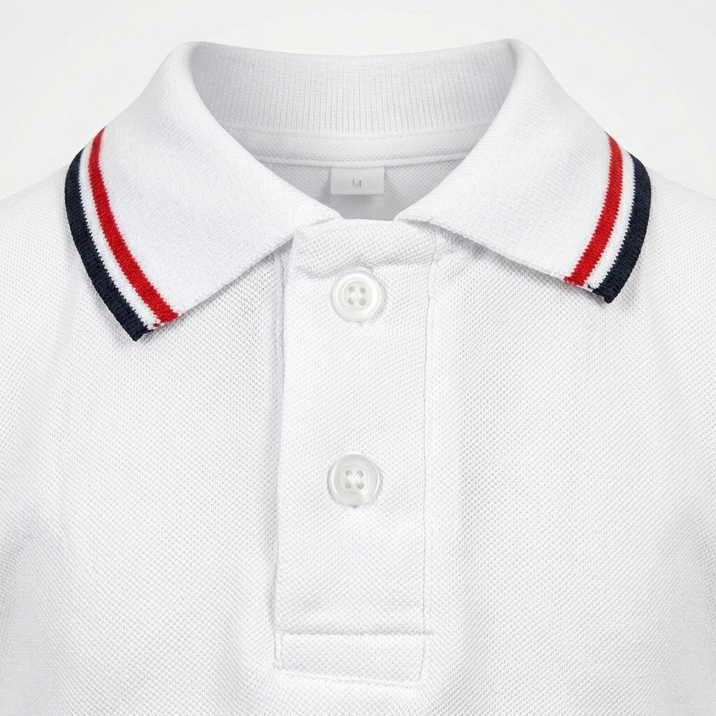 Playera Polo Bicolor Escolar