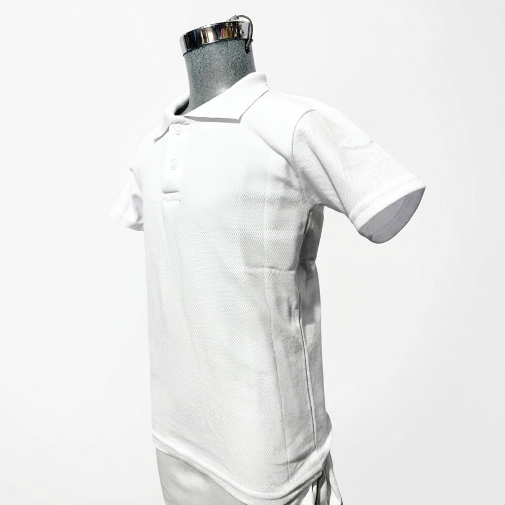 Playera Polo Blanca Escolar Mondo Nuovo