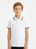Playera Polo Bicolor Escolar