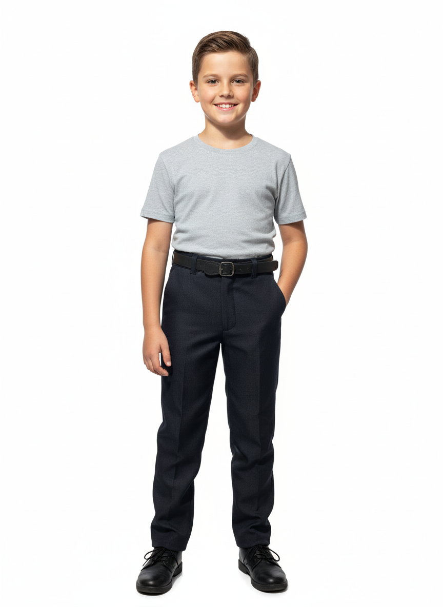 Pantalón Escolar Para Uniforme Con Resorte