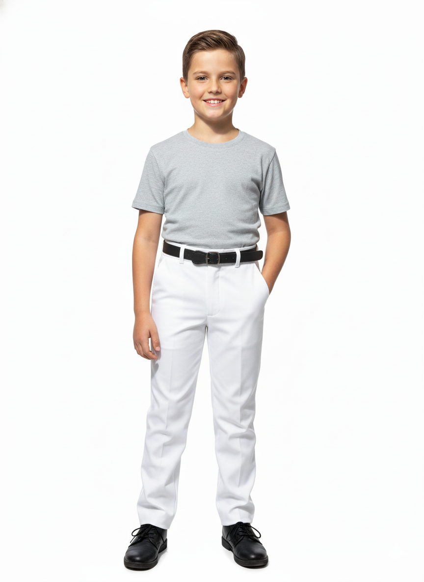 Pantalón Escolar Para Uniforme Con Resorte