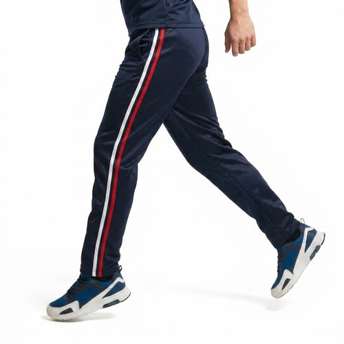 Pantalón de pants escolar bicolor