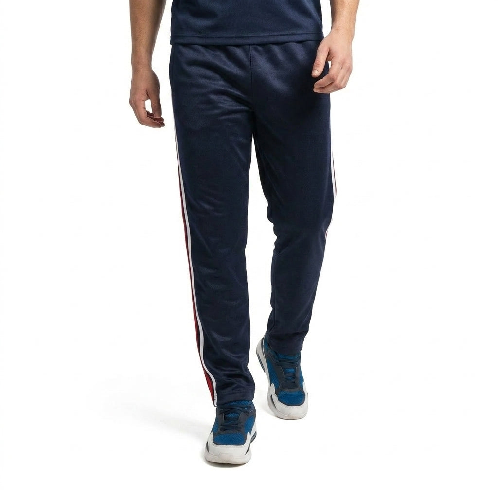 Pantalón de pants escolar bicolor