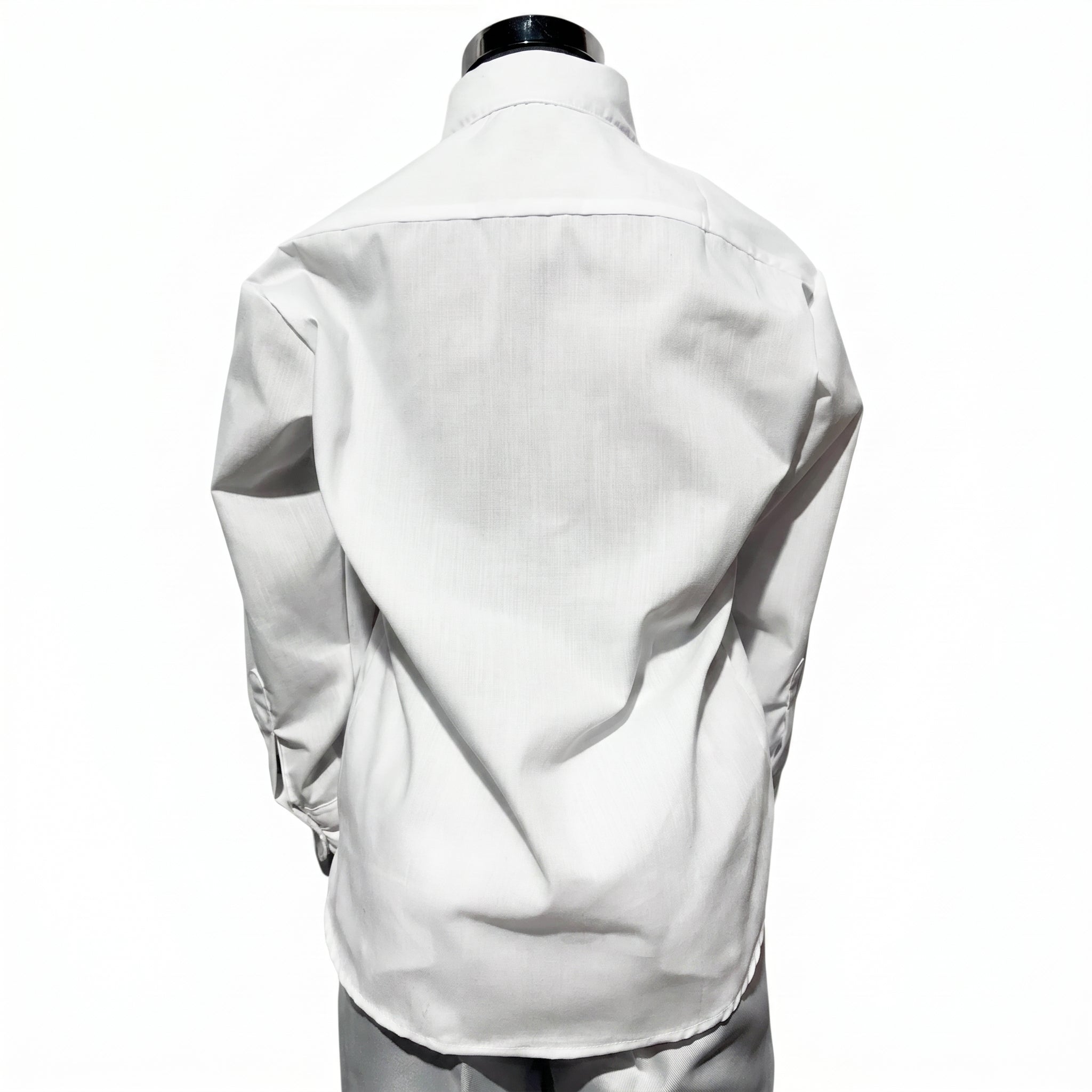 Camisa Escolar Blanca Manga Larga