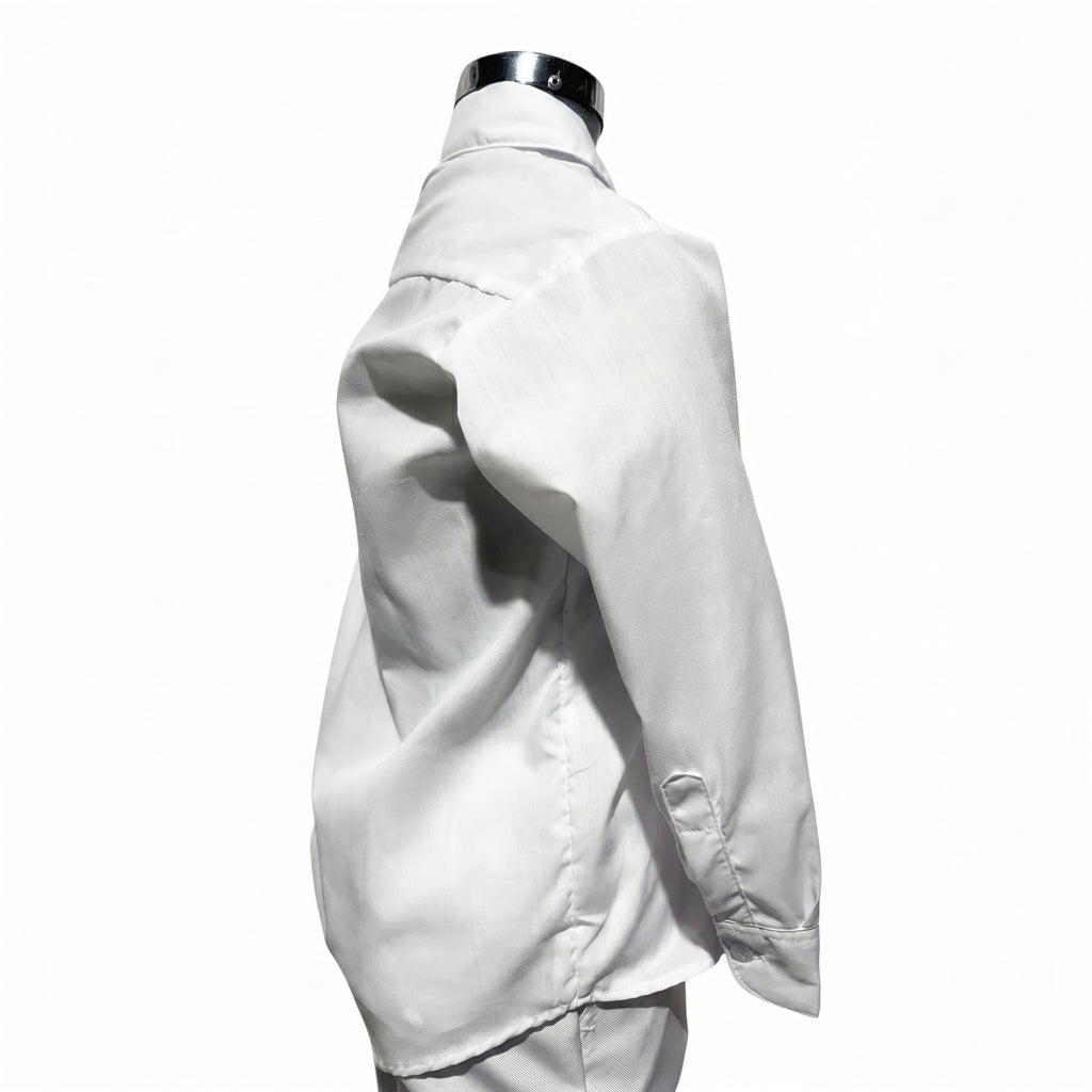Camisa Escolar Blanca Manga Larga