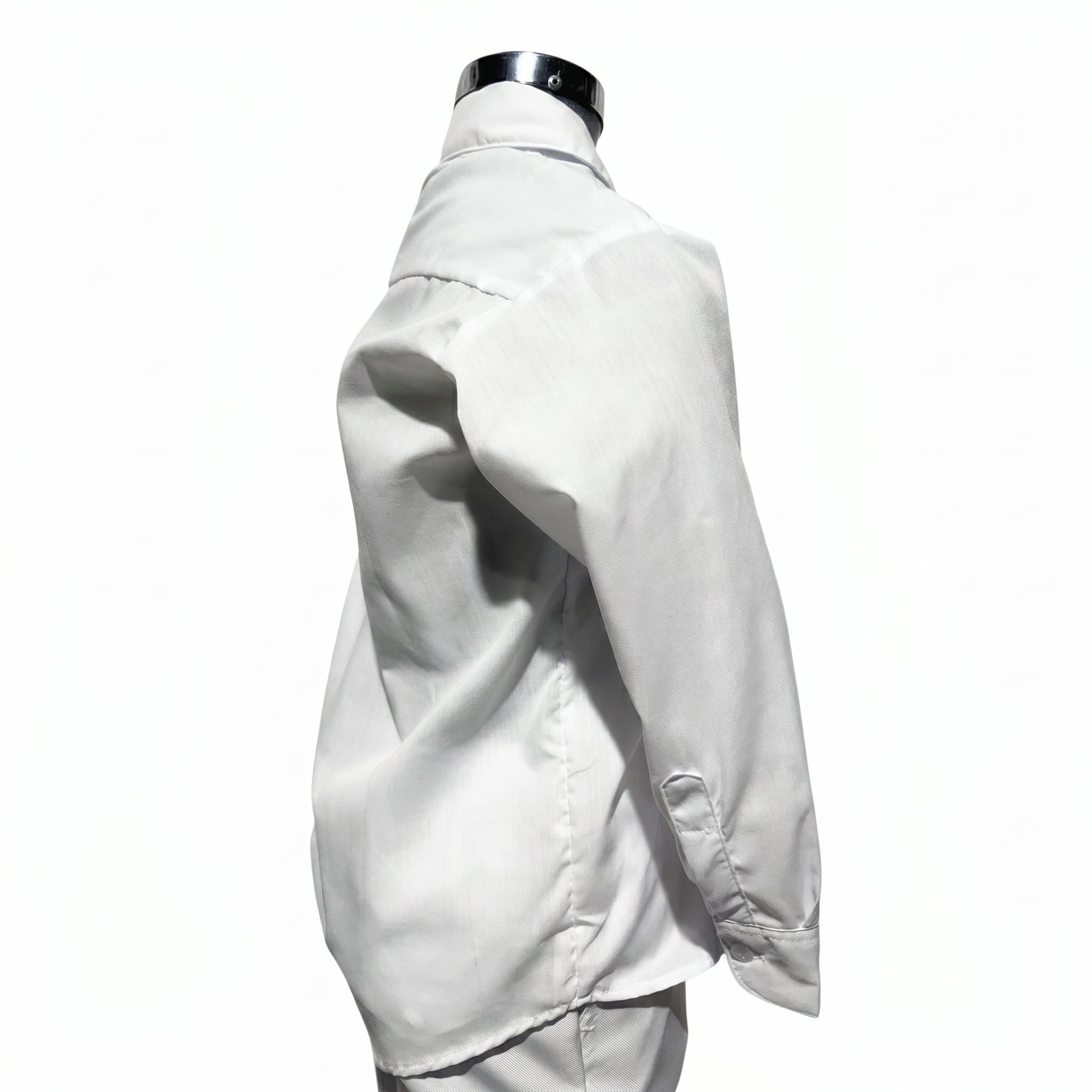 Camisa Escolar Blanca Manga Larga
