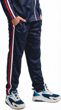 Pantalón de pants escolar bicolor